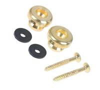 Guitar Accessories 2 Pcs Copper Guitar Strap Locks Mushrooms Heads Guitar Bass Strap Locks Belt Buckle Buttons (Color : 02)
