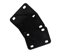 Guitar Accessories 3 Pcs Plastic Electric Guitar Neck Shims Neck Plate For Guitarist Repair Parts (Color : Black)
