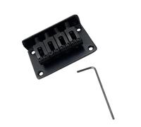 Guitar accessories 4 String Electric Guitar Bridge Tailpiece Ukulele Practice Accessories(Bk)