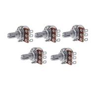 Guitar Accessories 5 Pcs B500K Guitar Audio Volume Control Taper Potentiometer 15mm Long Shaft Guitar Parts