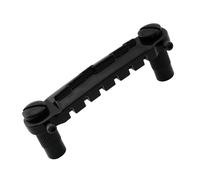 Guitar accessories 52.5mm Preset Pitch Bridge Tailpiece Suitable For Professional Guitars(Bk)