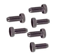 Guitar Accessories 6 Pcs Locked String Saddles Mounting Screw Kit For Electric Guitar Tremolo Bridge Parts (Color : Black)