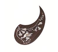 Guitar Accessories Acoustic Guitar Guard Folk Classical Rosewood Abalone Shell Inlaid Guard Acoustic Guitar Pickguards