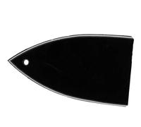 guitar accessories kit 1 Hole 3 Ply Truss Rod Cover For Electric Guitars Replacement Accessorys Black PVC Truss Rod Cover Plate Scroll Plate