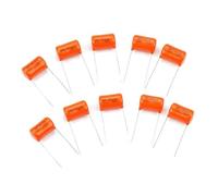 guitar accessories kit 10Pcs 200v 715P .022uf Electric Guitar Bass Tone Caps Capacitors Replacement Orange Drop Caps Guitar Part