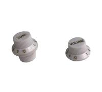 guitar accessories kit 10pcs Guitar Parts A Set Of 3 PCS For Control Knobs 2 Volume 1 Tone Guitar Control Knobs Volume Tone(White2)