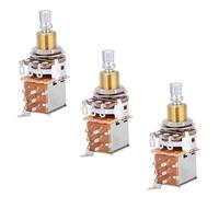 guitar accessories kit 3Pcs A500K Potentiometer Push Pull Converter Guitar Control Pot Electric Guitar Tone Volume Parts