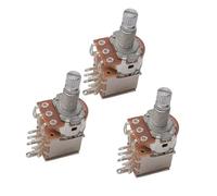 guitar accessories kit 3Pcs A500K Potentiometer Push Pull Converter Guitar Control Pot Electric Guitar Tone Volume Parts Silver