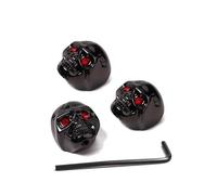 guitar accessories kit 3Pcs Electric Guitar Skull Volume Tone Knobs Skull Head Knobs Skull Shaped Knobs(Black)