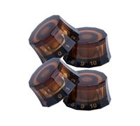 guitar accessories kit 4pcs Dodecagon Guitar Knobs Guitar Volume Knob Bass Knob For LP Potentiometer Cap Guitar Replacement Accessories(3)