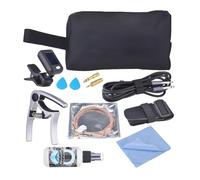 Guitar Accessories Kit for Acoustic Bass Electric Guitars Ukulele Complete with Tuner, Strings, and More