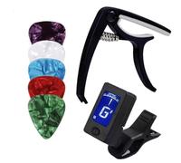 Guitar Accessories Kit, Guitar Capo Picks Set, Robust Guitar Practice Tools, Electric Guitar Accessories, Acoustic Guitar Capo Set, Classical Guitar Picks, Ukulele Accessories Kit,