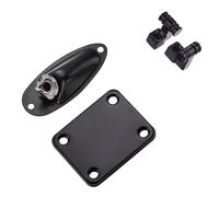 guitar accessories kit Guitar Loaded Socket Plate Guitar String Tree Retaine Improved Connectivity(Black)