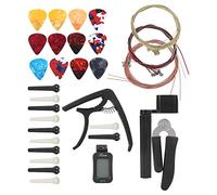 Guitar Accessories Kit, Tuner Strings Changing Cutter Winder Pins Picks Guitar For Electric Guitars, Ukuleles, Banjos, Folk Guitars And Mandolin Playing Accessories Musical Instrument