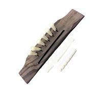 Guitar accessories Professional Acoustic Guitar Kit 6 Piece Wooden Bridge Set Instrument Accessories(Bone A Kit)