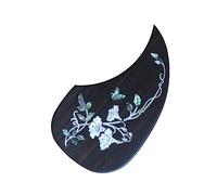 Guitar Accessories Rosewood Abalone Shell Inlaid Pickguard For Folk Classical Guitar Acoustic Guitar Pickguards