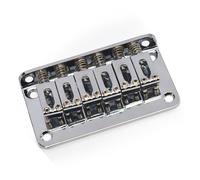 Guitar accessories Six String Electric Guitar With Fixed Bridge And Tailpiece 10.5mm Action Flat(Silver)