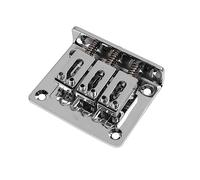 Guitar accessories The Bridge Of The Three Stringed Electric Guitar Is Fixed To The Tailpiece Which Is 50mm Long(Silver)