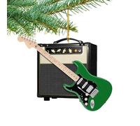 Guitar - Acrylic 2D | Christmas Tree Ornaments Decorations Musical Ornaments for Electric Guitar | Holiday, Home, Hotel, Study. Desktop, Table, Decoration d'an