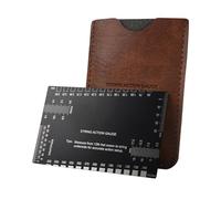 Guitar Action Gauge,Quick Accurate Ruler | Guitar Ruler with Metric & Imperial Scales - for Fret Crowning Tremolo Neck Nut Music Repair