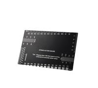 Guitar Action Gauge - Quick Ruler Precision Measuring Tool Fret Distance Checking Device with Metric and Imperial Scale | Music Technician Scale for Truss Rod Bru Assessment