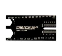 Guitar Action Indicator, Guitar String Heighing Gauge, Guitar Setup Measuring Tool, Accurate Measurement for Setup Maintenance Level for String Repairs for Music Players, Fingerboard Bass Care