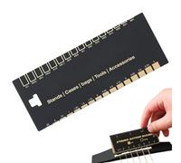 Guitar action left - professional chain height measurement tool for guitar setup and tuning | Fretwork reference rule for ensei learners