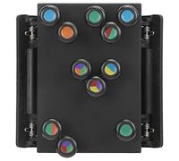 Guitar Aid Black Chord Assisted Learning Tools, Guitar Practice Assistant with 30 Chord Pressing Methods, ABS+PC Material Training Device for Beginners to Play Songs Quickly