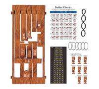 Guitar Aid Chords Trainer, Chord Learning Tool, 5.91x2.83x1.97 inches Easy Apply Accessory, Practice Aids Gadget, Fingering Chart Included, Perfect for Beginners, Music Students, Home Lessons