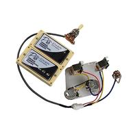 Guitar Alnico 5 Magnets Humbucker Pickups With Push/Pull Wiring Harness Set For Guitar Parts Electric Guitar Parts Replacement (Color : 04)