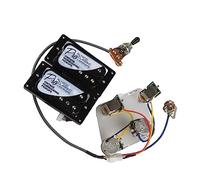 Guitar Alnico 5 Magnets Humbucker Pickups With Push/Pull Wiring Harness Set For Guitar Parts Electric Guitar Parts Replacement (Color : 01)