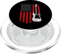 Guitar American Flag Guitar Player Guitarist Country Music PopSockets PopGrip for MagSafe