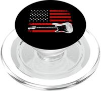 Guitar American Flag Guitar Player Guitarist Country Music PopSockets PopGrip for MagSafe