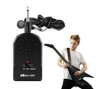 Guitar Amplifier - Small Portable Electric Guitar, Wireless Mini Bass with 4 Built-in Effects, Compact Exercise, Personal Power Supply