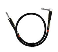Guitar Amps Leads Noiseless Instrument Leads Guitar Pedals Cable 6.35mm 1/4inch Guitar Leads Right Angles Guitar Cable