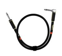 Guitar Amps Leads Noiseless Instrument Leads Guitar Pedals Cable 6.35mm 1/4inch Guitar Leads Right Angles Guitar Cable