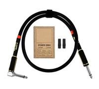 Guitar Amps Leads Noiseless Instrument Leads Guitar Pedals Cable 6.35mm 1/4inch Guitar Leads Right Angles Guitar Cable