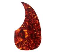 Guitar Anatomy Acoustic Guitar Pickguard Scratch Plate Self Adhesive - Black, Tortoise (Type 4)