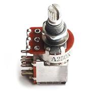 Guitar Anatomy Alpha Push-Pull Pots - Potentiometer Vol/Tone 250k 500k A or B Linear/logarithmic DPDT (A250K)