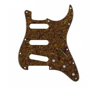Guitar Anatomy Colourful Strat Stratocaster Electric Guitar Pickguard Scratch Plates to Fit Fender USA MEX - Gold Pearl