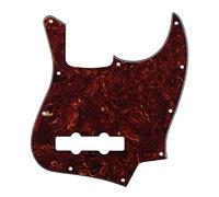 Guitar Anatomy Jazz Bass Pickguard Scratch Plate Fits Fender USA MEX - Red Tortoise
