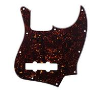 Guitar Anatomy Jazz Bass Pickguard Scratch Plate Fits Fender USA MEX - Tortoise