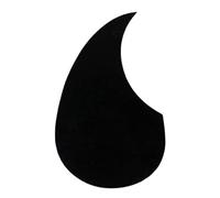 Guitar Anatomy - Left Handed Acoustic Guitar Pickguard Scratch Plate Self Adhesive - Black