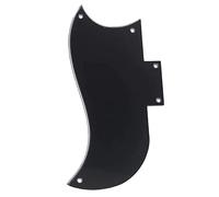 Guitar Anatomy - Left Handed Gibson SG Half-Face Pickguard Scratch Plate - Black