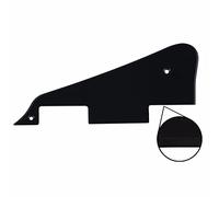 Guitar Anatomy Les Paul Pickguard Scratch Plate - Black (Single Ply)
