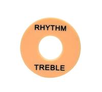 Guitar Anatomy - Les Paul Switch Plate - Rhythm Treble Pickup Selector Ring - Cream/Black