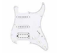 Guitar Anatomy Loaded Stratocaster Electric Guitar Pickguard With Scratchplate Prewired (White HSS)