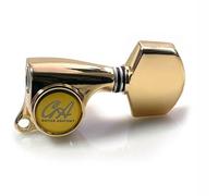 Guitar Anatomy Pro Tuners - 1:21 Ratio Fine Tuning Machine Heads (Gold3-a-side)