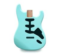 Guitar Anatomy - Stratocaster Guitar Body SSS - Daphne Blue Nitro Satin - 2 Piece American Alder