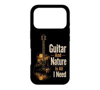 Guitar And Nature Is All I Need Camping Guitarist Gift Case for iPhone 17 Pro